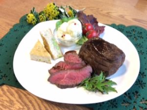 12/18 年末年始のおもてなし料理教室(和風ローストビーフ・カニ入りキッシュ・白柚子マリネほか)