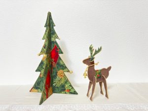 11/11 カルトナージュ「クリスマス飾り」※ツリーまたはトナカイかお選びください